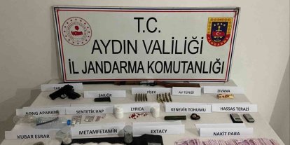 Germencik’te uyuşturucu operasyonu