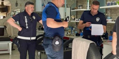 Çine genelinde kuaför ve berber işletmeleri mercek altında