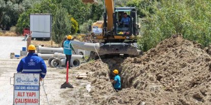 Aydın Büyükşehir’den Davutlar’da altyapı yatırımı