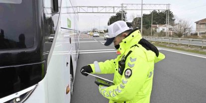 Ordu’da bir haftada 20 bine yakın araç ve sürücüsü denetledi