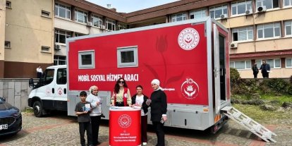 Sinop’ta "Mobil Sosyal Hizmet Aracı" sahada