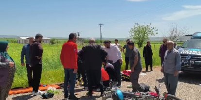 İki motosiklet çarpıştı: 2 yaralı