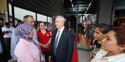 Başkan Tahmazoğlu vatandaşlarla bir araya geldi