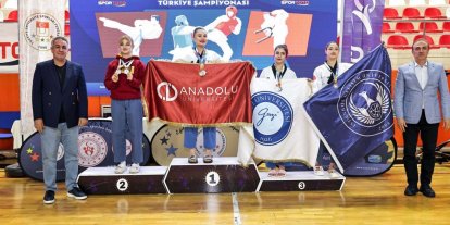 Anadolu Üniversitesi teakwondo branşında Türkiye şampiyonu oldu