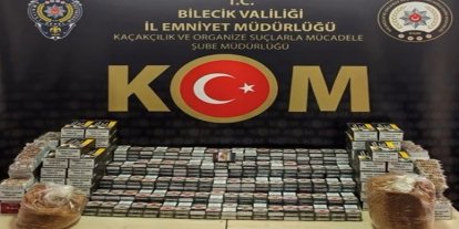 Bilecik’te 22 bin 400 makaron ele geçirildi