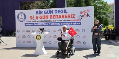 Şahinbey Belediyesi 5 bin engellinin ‘eli ayağı’ oldu