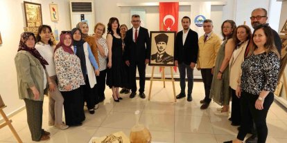 Söke’de ahşap yakma sanatının zarif örnekleri sanatseverlerle buluştu