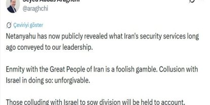 İran’dan Netanyahu’nun gizli BAE ziyaretine sert tepki: "İsrail ile işbirliği yapanlar hesap verecek"