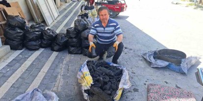 Kurban Bayramı yaklaştı, Hisarcık’ta mangal kömürü satışları arttı