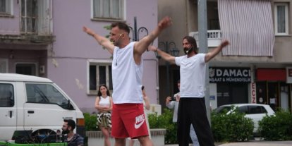 Meydanda spor ve müzik coşkusu