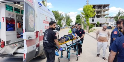 Elektrikli motor devrildi: 1 yaralı