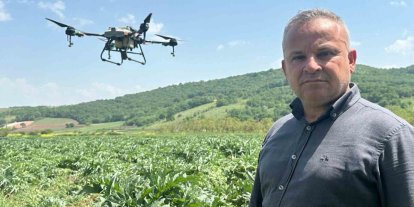 Kestel Belediyesinden çiftçiye drone desteği; hem zamandan hem yakıttan tasarruf