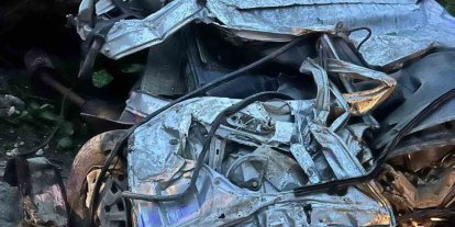 Yüzlerce metrelik yamaçtan böyle yuvarlandı