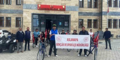 Aslanapa’da bisiklet turu düzenlendi