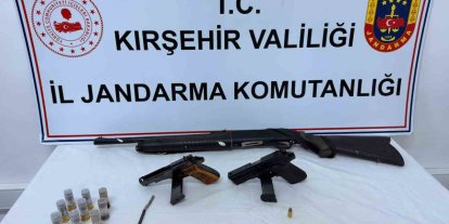 Kırşehir’de ruhsatsız silah operasyonu