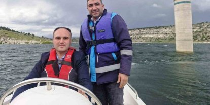 Aslanapa Kaymakamı Tosun, Kureyşler Barajı’nda su ürünleri denetimine katıldı