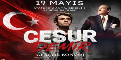 Kars’ta 19 Mayıs Coşkusu Cesur Demir Konseriyle Taçlanacak