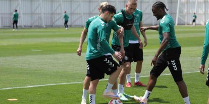 Konyaspor, Trabzonspor maçı hazırlıklarını sürdürdü