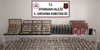 Diyarbakır’da çok sayıda gümrük kaçağı ürün ele geçirildi