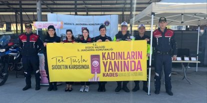 Jandarma’dan KADES ve kadına şiddet bilgilendirmesi yapıldı