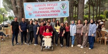 Sarıgöl Devlet Hastanesi personeli piknikte moral depoladı