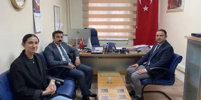 Arpaçay Kaymakamı Muhammed Burak Akköz’den Tapu Müdürlüğü’ne Ziyaret