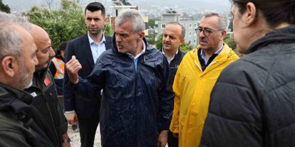 Başkan Öntürk, yağıştan etkilenen bölgelerde incelemelerde bulundu