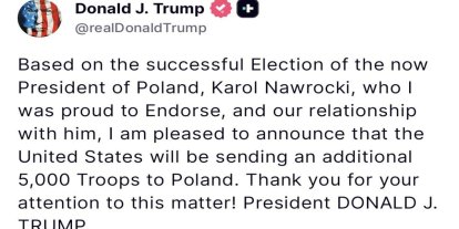 Trump: "Polonya’ya 5 bin ek asker göndereceğiz"