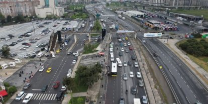 Bayram tatili öncesi İstanbul’da trafik yoğunluğu yüzde 65’e ulaştı