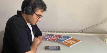 Görme engelli aday Türkiye 6’ncısı oldu