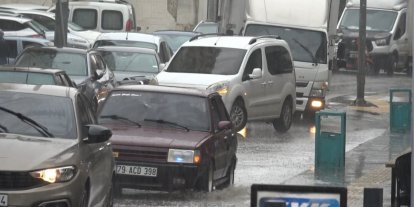 Kilis’te yağış etkili oldu
