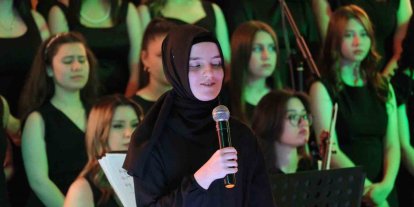 Karaman’da lise öğrencilerinden konser