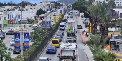 Bodrum’a 24 saatte 20 bin araç giriş yaptı