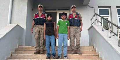 Jandarmanın dikkati kayıp çocukları ailelerine kavuşturdu