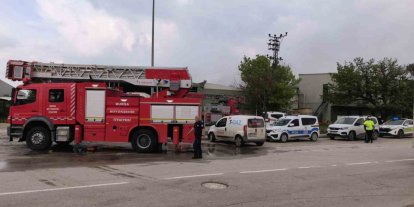 Bursa’da sunta fabrikasında korkutan yangın