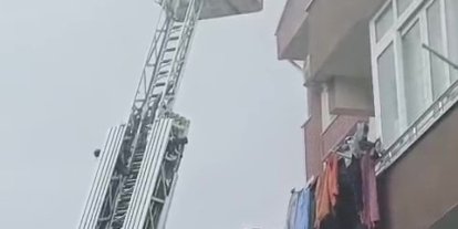 Terasta yangın paniği