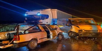 Yozgat’ta pikap ile minibüs çarpıştı: 1 kişi hayatını kaybetti
