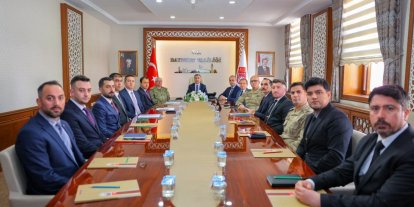Bayburt’ta bayram öncesi güvenlik ve trafik tedbirleri toplantıda ele alındı