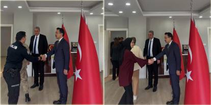 Akyaka Kaymakamı İsmail Demirtaş, Kamu Personeliyle Bayramlaştı
