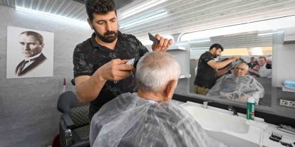Mersin’de mobil kuaför hizmeti bayram öncesi yollarda