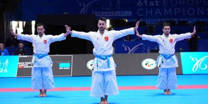 Avrupa Karate Şampiyonası’nda millilerden gümüş madalya