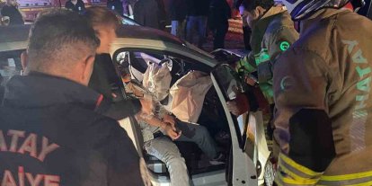 Samandağ’da trafik kazası : 6 yaralı