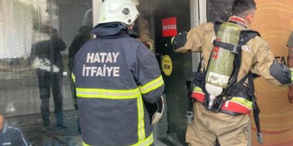 Dörtyol’da iş yeri yangını