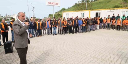 Başkan Sandıkçı, personelle bayramlaştı