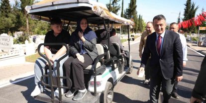 Samsun’da mezarlıklarda bayram öncesi bakım ve ulaşım çalışmaları tamamlandı
