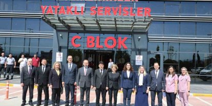 Aydın İl Sağlık Müdürü Şenkul’dan hastalara ve personele bayram ziyareti