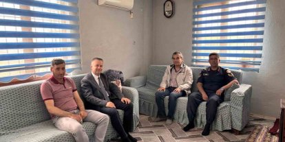 Kaymakam Gündoğdu şehit aileleri ve gazilerle bayramlaştı