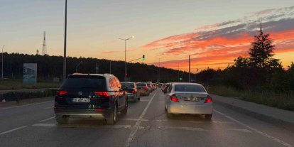 Ekişehir’de gün batımı görsel şölen sundu