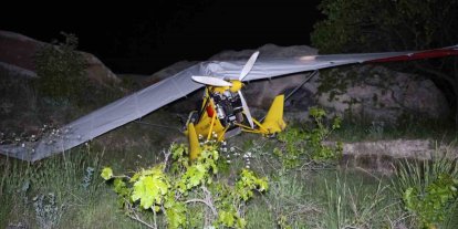 Kapadokya’da microlight hava aracı zorunlu iniş yaptı: 2 yaralı