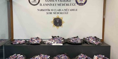Samsun’da 44 bin adet uyuşturucu hap ele geçirildi